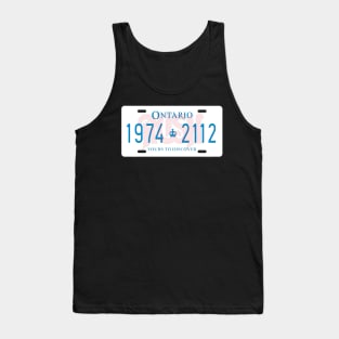 Rush - 1974 thru 2112 License Plate Tank Top